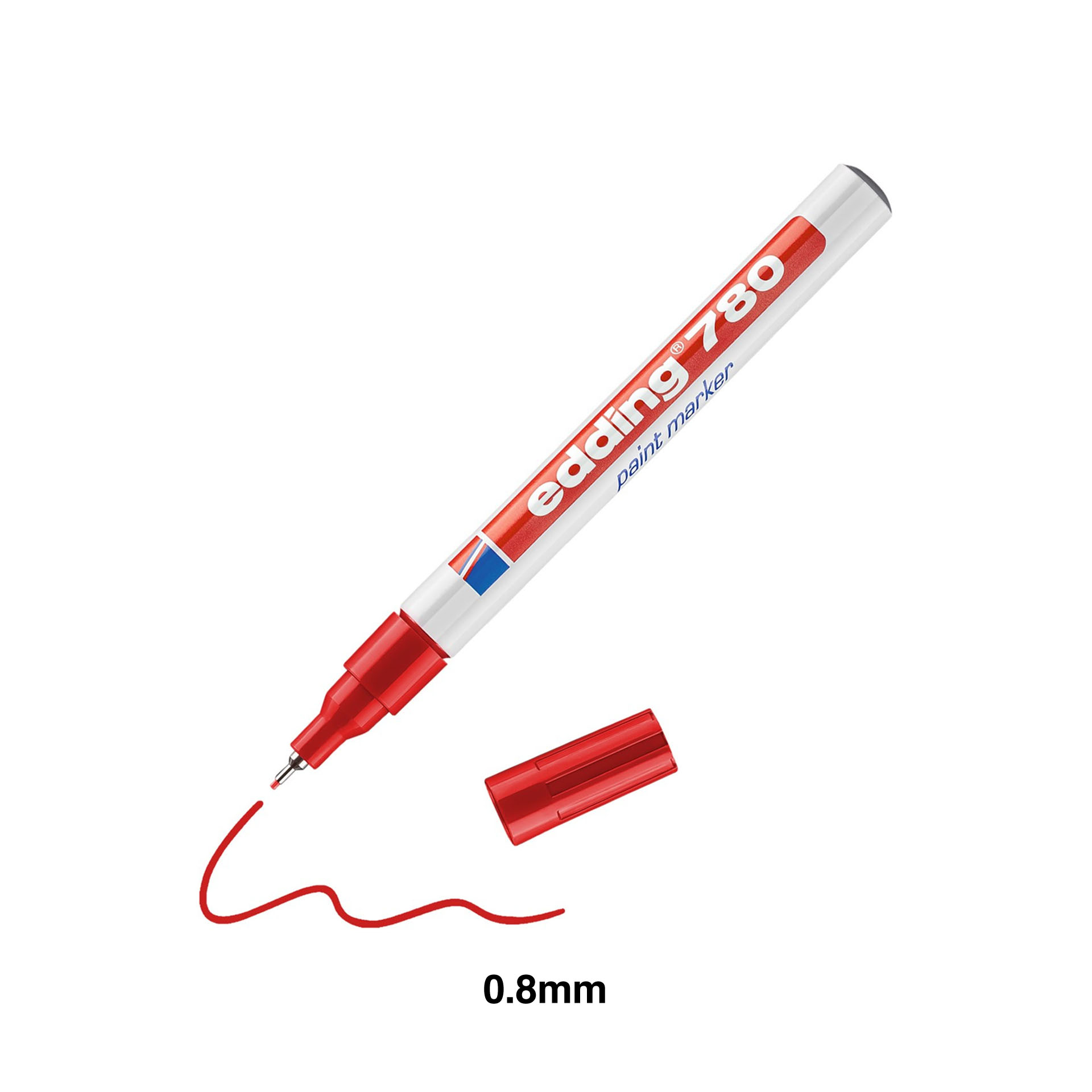 Marcador Tinta Opaca Edding 780/10 Brilho