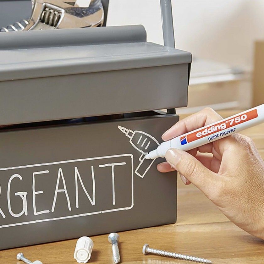 Marcador Tinta Opaca Edding 750