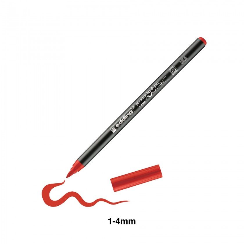 Marcador Pincel Porcelana Edding 4200 Marcador Pincel Porcelana Edding 4200