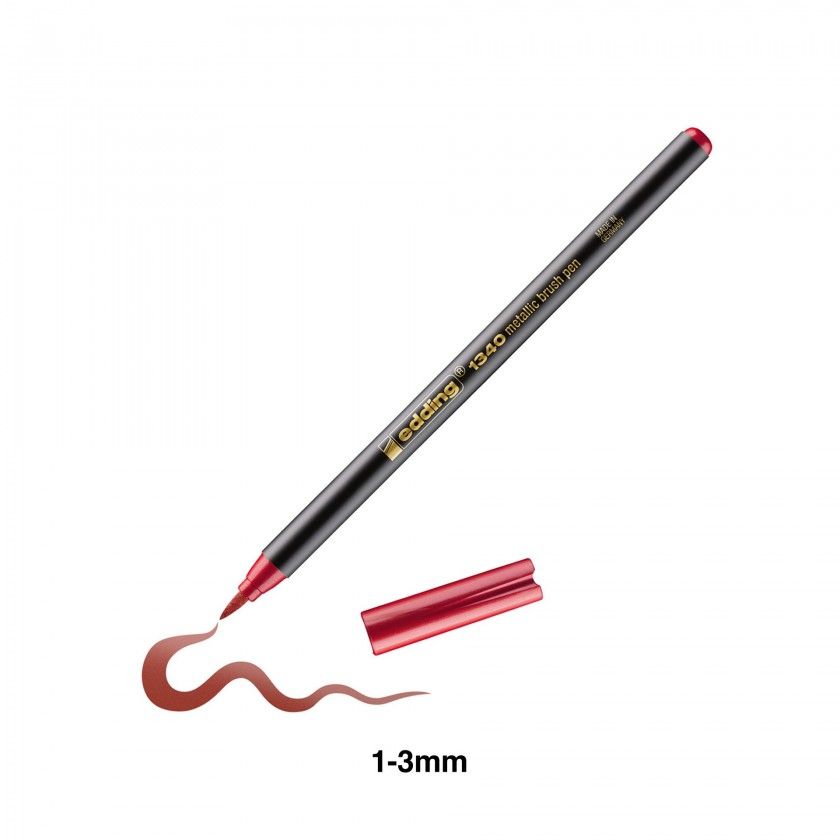 Marcador Pincel Edding 1340/10 Metálico 1-3mm Marcador Pincel Edding 1340/10 Metálico 1-3mm