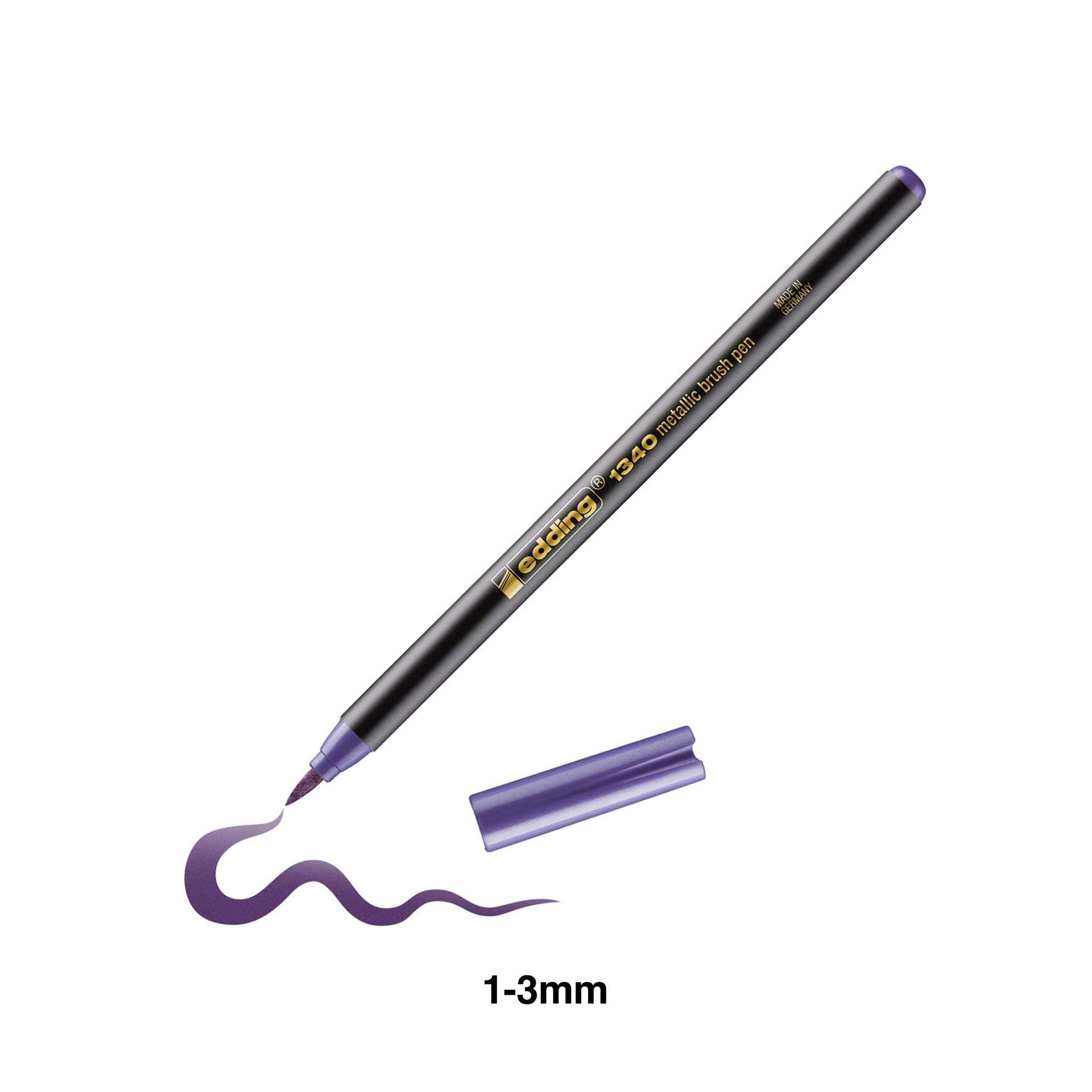Marcador Pincel Edding 1340/10 Metálico 1-3mm
