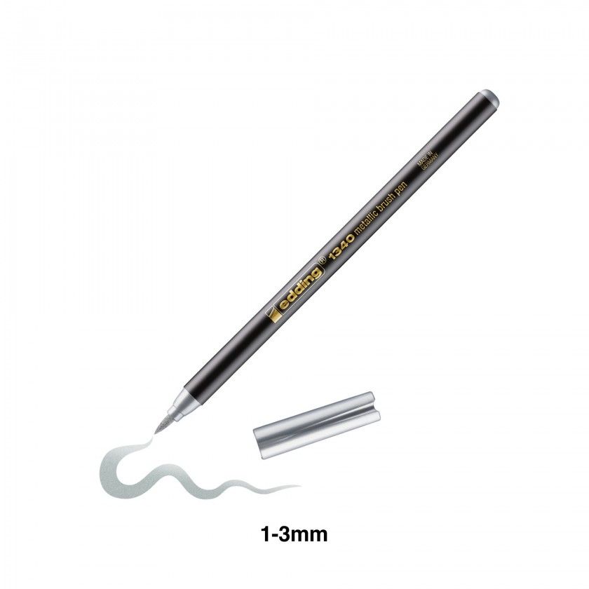 Marcador Pincel Edding 1340/10 Met�lico 1-3mm