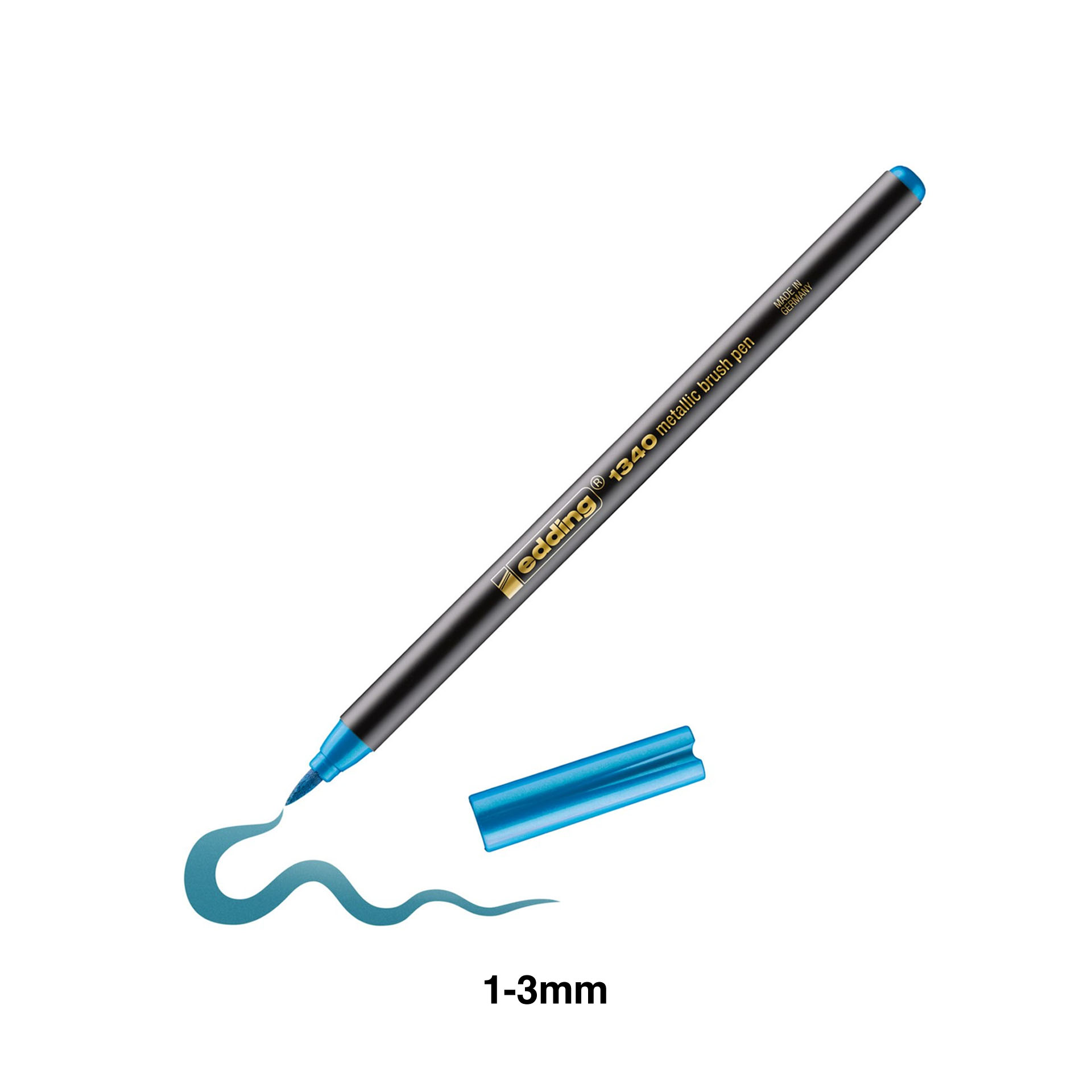 Marcador Pincel Edding 1340/10 Metálico 1-3mm