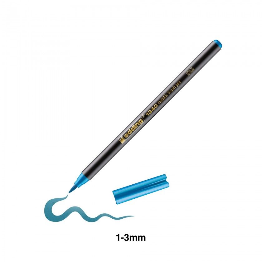 Marcador Pincel Edding 1340/10 Metálico 1-3mm Marcador Pincel Edding 1340/10 Metálico 1-3mm