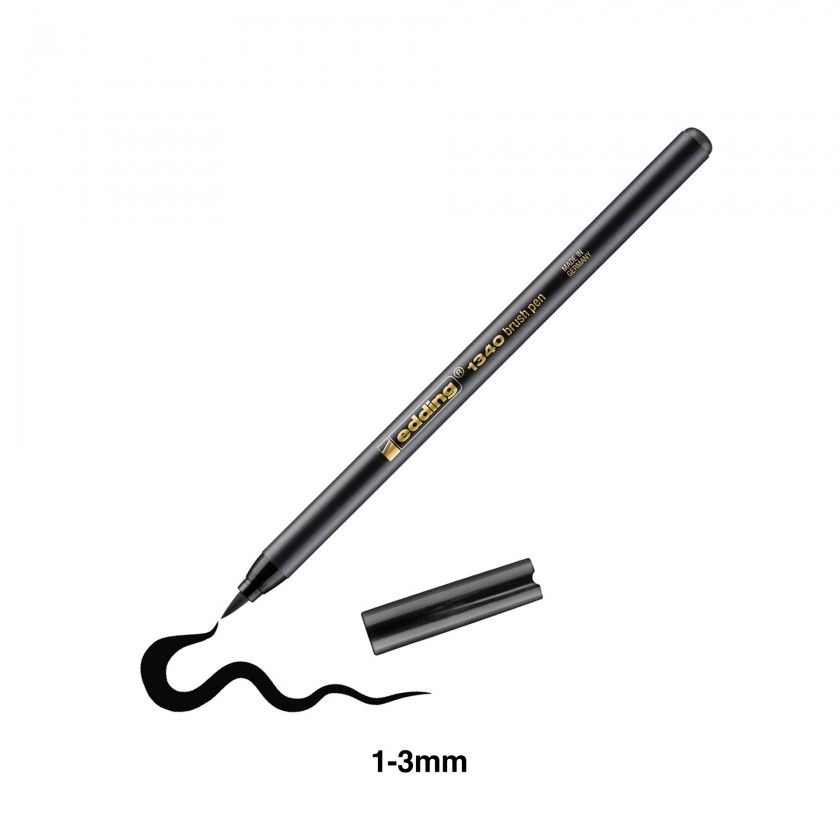 Marcador Pincel Edding 1340/10 1-3mm Marcador Pincel Edding 1340/10 1-3mm