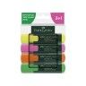 Marcador Sublinhador Textliner Flou Pack 4 Marcador Sublinhador Textliner Flou Pack 4