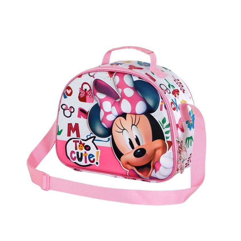 Lancheira 3D Minnie 25.5X20X10cm