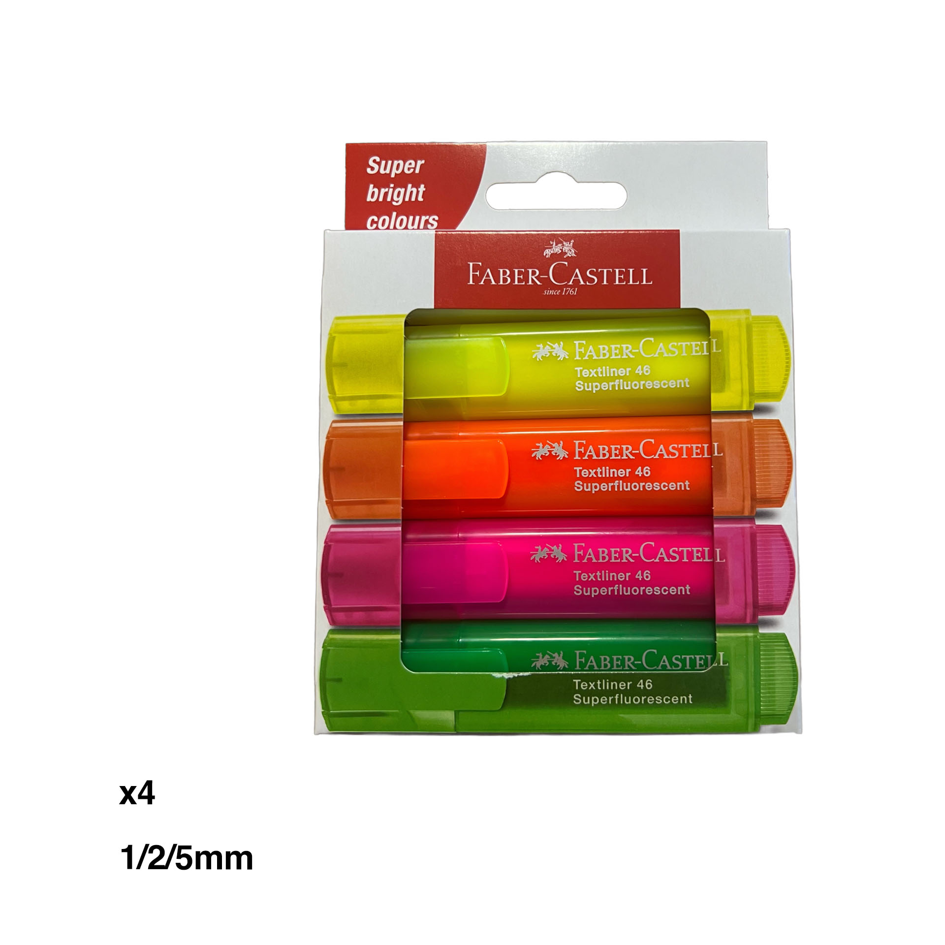 Marcador Sublinhador Textliner Super Flou Pack 4