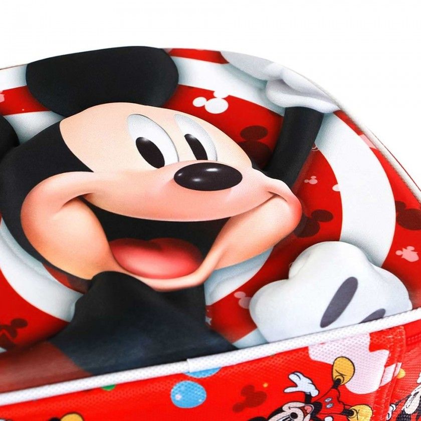 Lancheira 3D Mickey 25.5X20X10cm Lancheira 3D Mickey 25.5X20X10cm