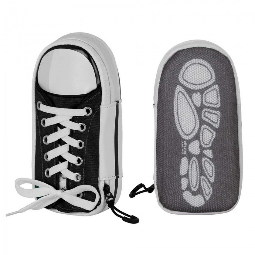 Porta L�pis Sapatilha Omp! Preto 20X9X5cm