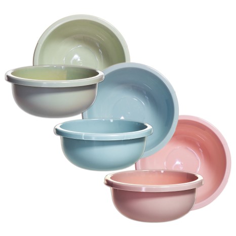 Bacia Pl�stico Redondo Azul - Image product