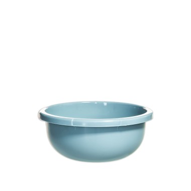 Bacia Pl�stico Redondo Azul