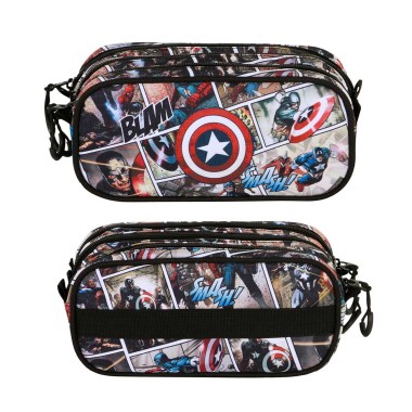 Porta L�pis Capit�o America 23X11X10cm