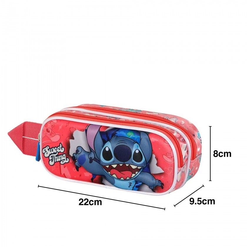 Porta Lpis 3D Lilo Y Stitch 22X9.5X8cm