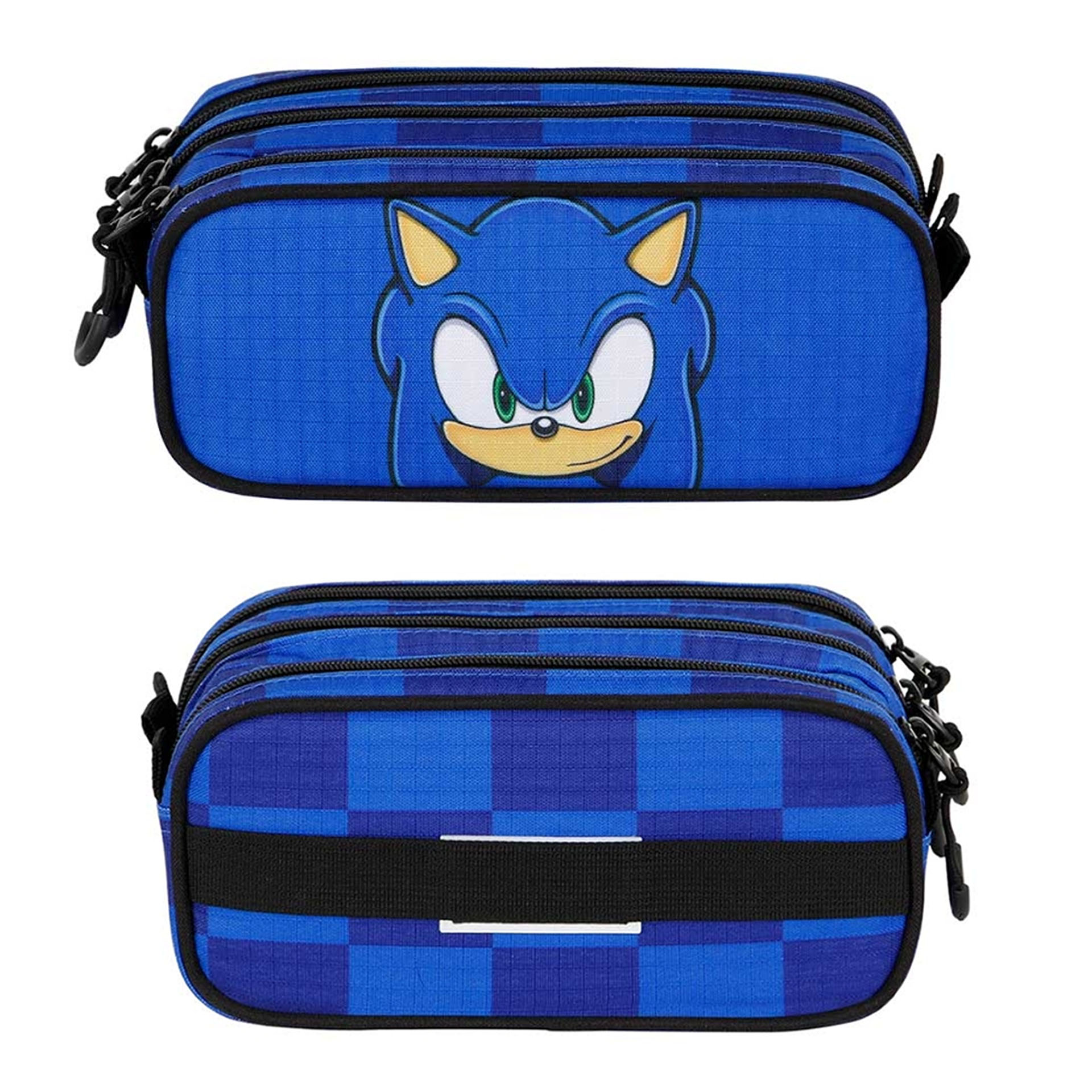 Estojo Triplo Sonic 23X11X10cm