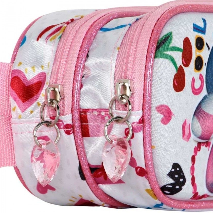 Estojo Duplo 3D Minnie 22X9.5X8cm