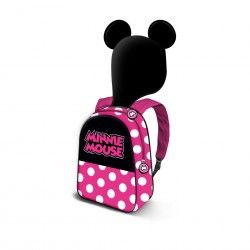 Mochila Infantil Minnie com Capucho 26X31X11cm