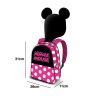 Mochila Infantil Minnie com Capucho 26X31X11cm Mochila Infantil Minnie com Capucho 26X31X11cm