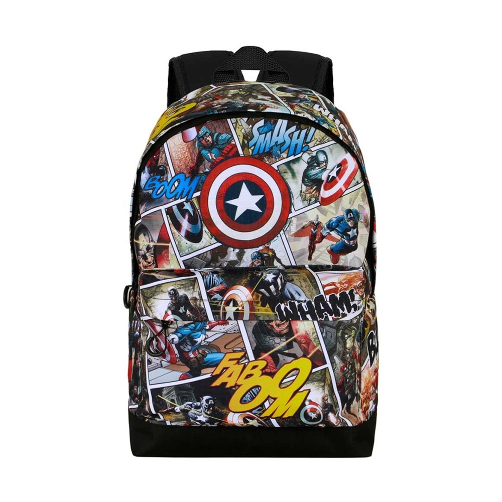 Mochila Infantil Capitão America 31X44X18cm