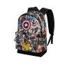 Mochila Infantil Capitão America 31X44X18cm Mochila Infantil Capitão America 31X44X18cm