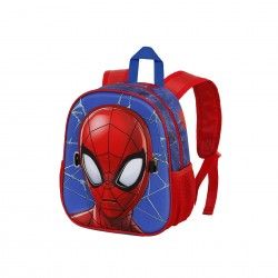 Mochila Infantil 3D Spiderman com Mscara 24X27X9.5cm