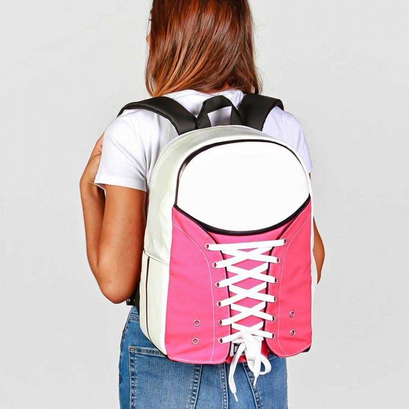 Mochila Escolar Sapatilha Omp! Rosa 30X40X17cm Mochila Escolar Sapatilha Omp! Rosa 30X40X17cm