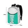 Mochila Escolar Sapatilha Omp! Azul 30X40X17cm Mochila Escolar Sapatilha Omp! Azul 30X40X17cm