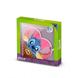 Dirio Corao com Caneta Lilo Y Stitch 23X24X2.5cm