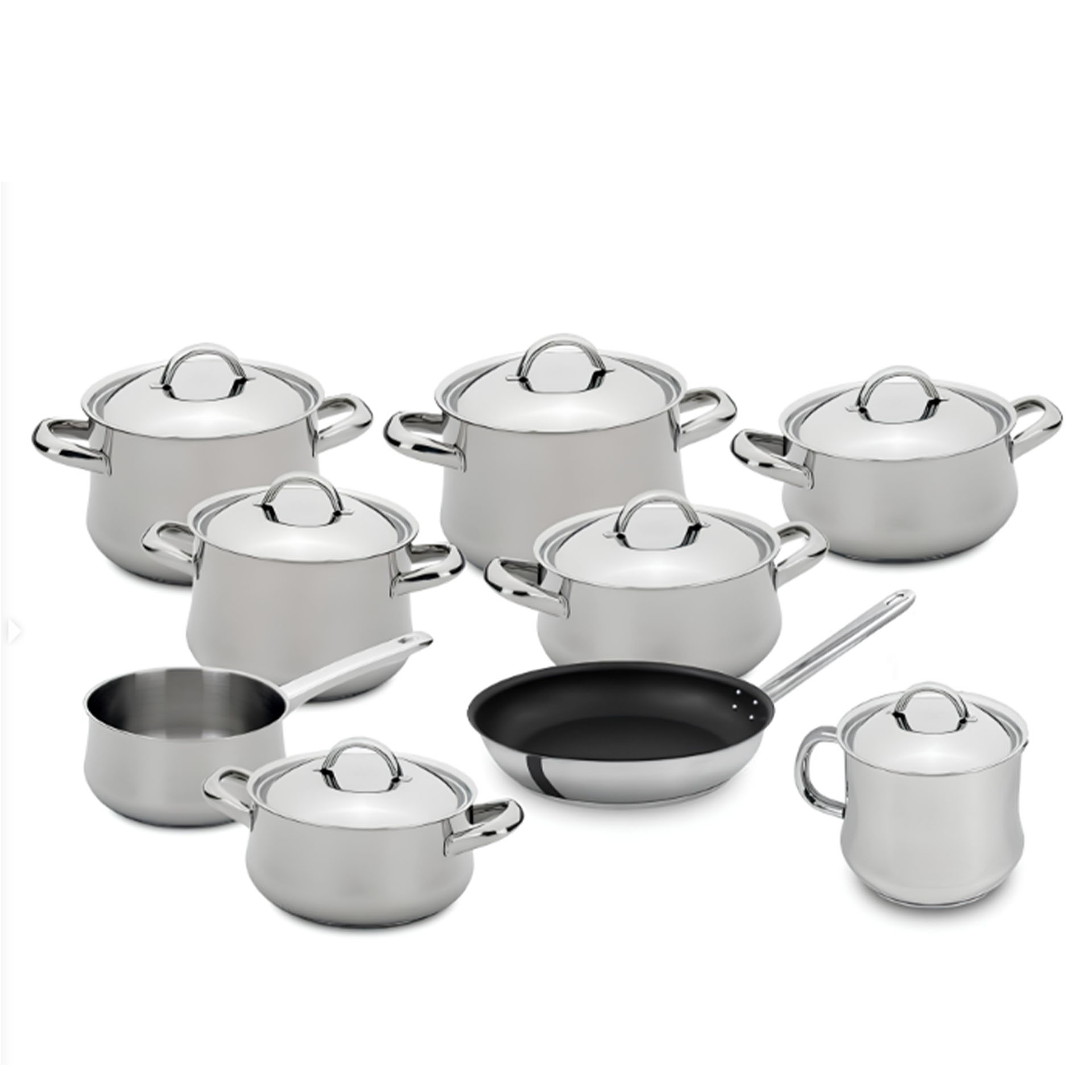 Trem Panelas Low Cost Classic 9 Peças