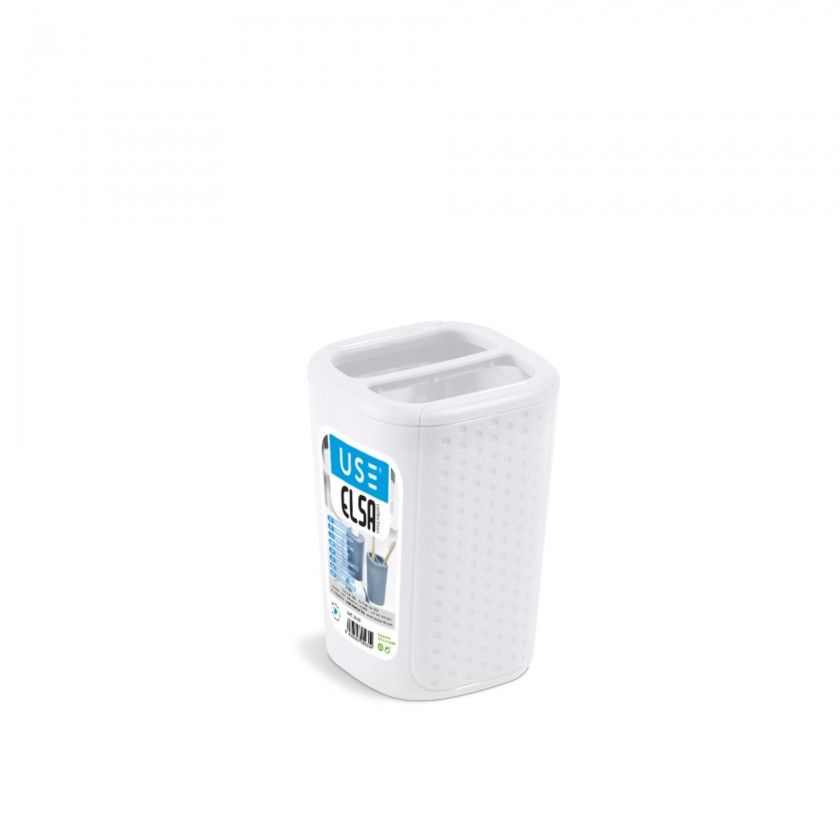 Copo Porta Escova Elsa 8X8X10cm