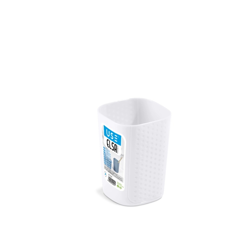 Copo Porta Escova Elsa 8X8X10cm