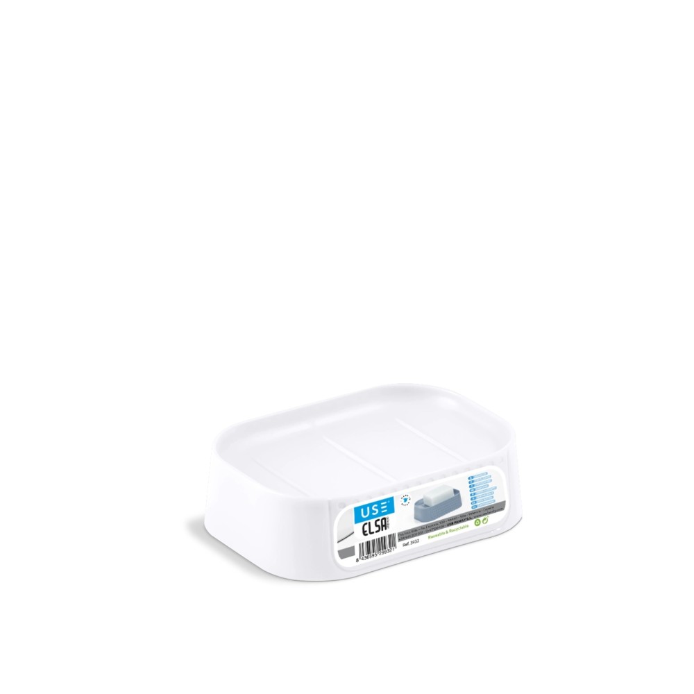 Saboneteira Pl�stica Elsa 17X13X6cm