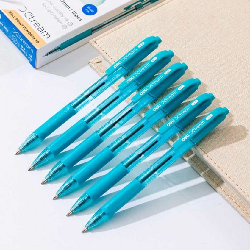 Esferogrfica Deli Xtream Grip Azul 0.7mm