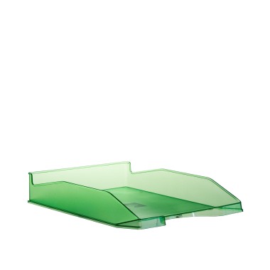 Tabuleiro Pl�stico A4 Transparente Verde