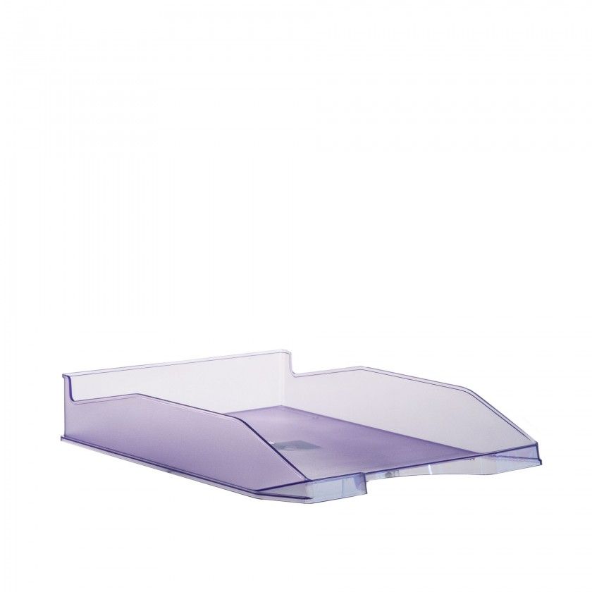 Tabuleiro Pl�stico A4 Transparente Violeta