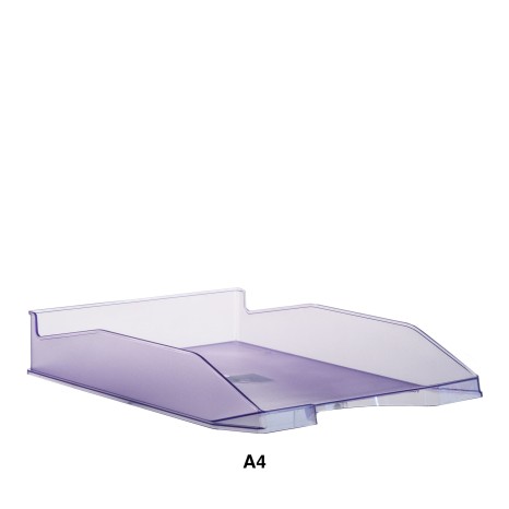 Tabuleiro Pl�stico A4 Transparente Violeta - Image product