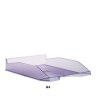 Tabuleiro Pl�stico A4 Transparente Violeta