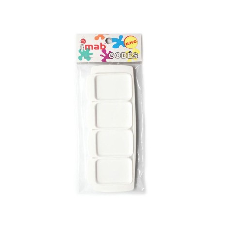 Godé com Base 4 Divisões Mab Branco - Image product