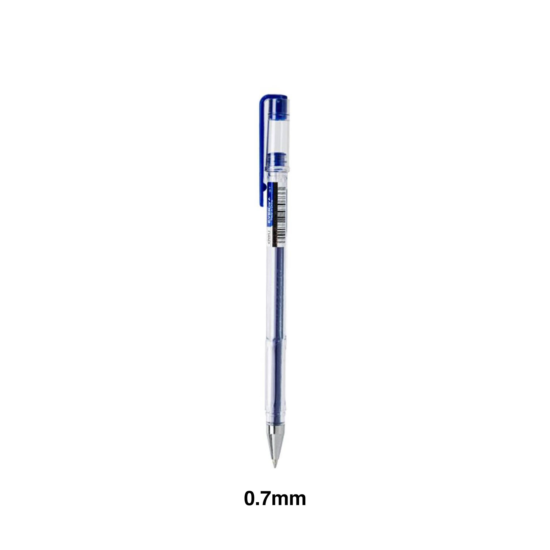Esferográfica Deli Gel Azul 0.7mm