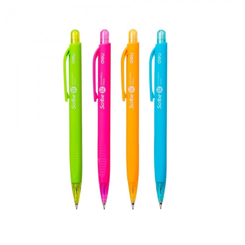 Lápis Minas Deli Scribe Cor Sortida 0.7mm Lápis Minas Deli Scribe Cor Sortida 0.7mm