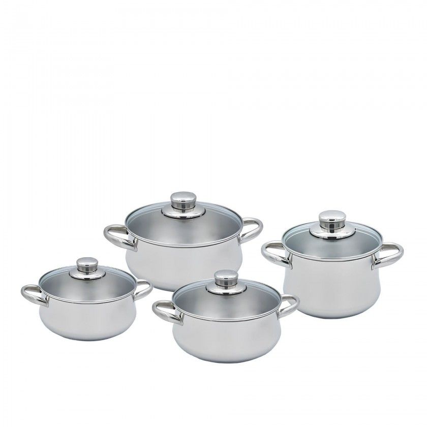 Trem Panelas Funchal Glass 4 Peas