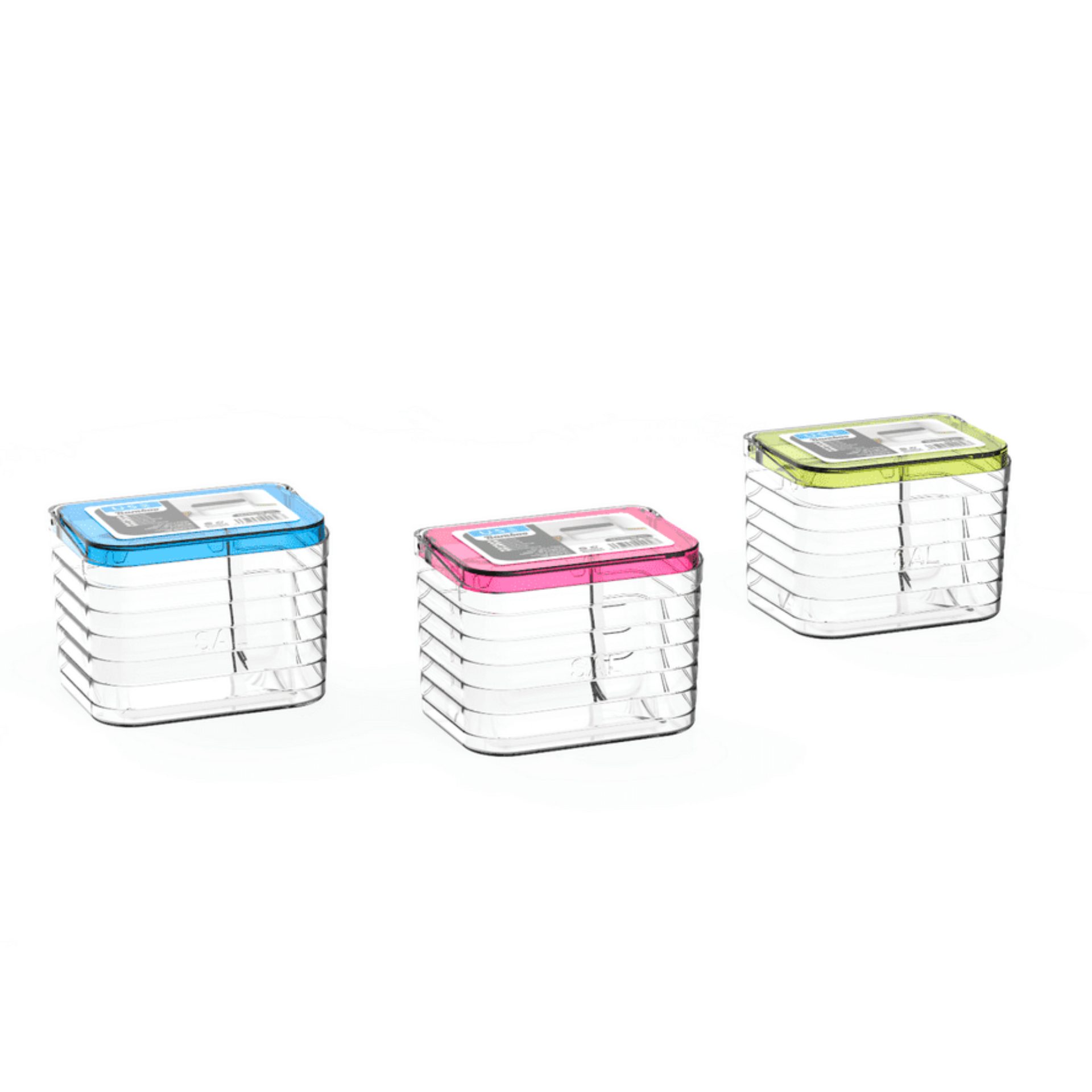 Saleiro Bamboo Cristal 14X10X10cm