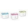 Saleiro Bamboo Cristal 14X10X10cm
