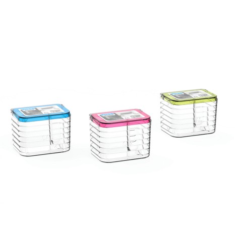Saleiro Bamboo Cristal 14X10X10cm - Image product