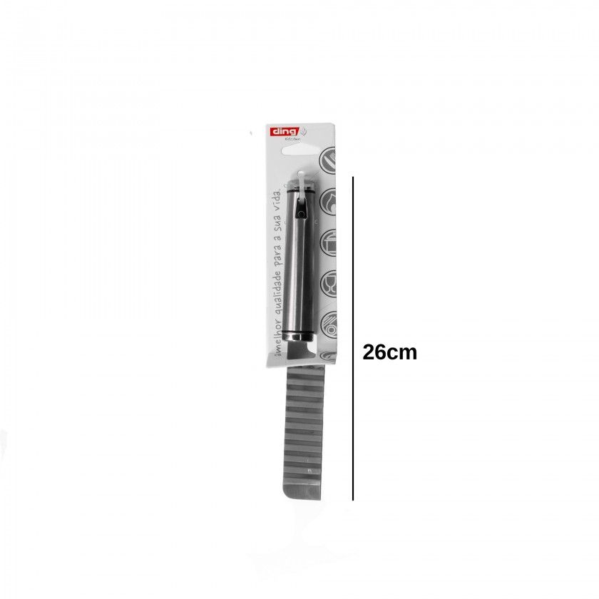 Faca Decoração Ondulada Inox Venus 26cm Faca Decoração Ondulada Inox Venus 26cm