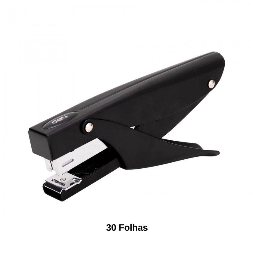 Agrafador Alicate Deli Essential 30 Folhas Preto Agrafador Alicate Deli Essential 30 Folhas Preto