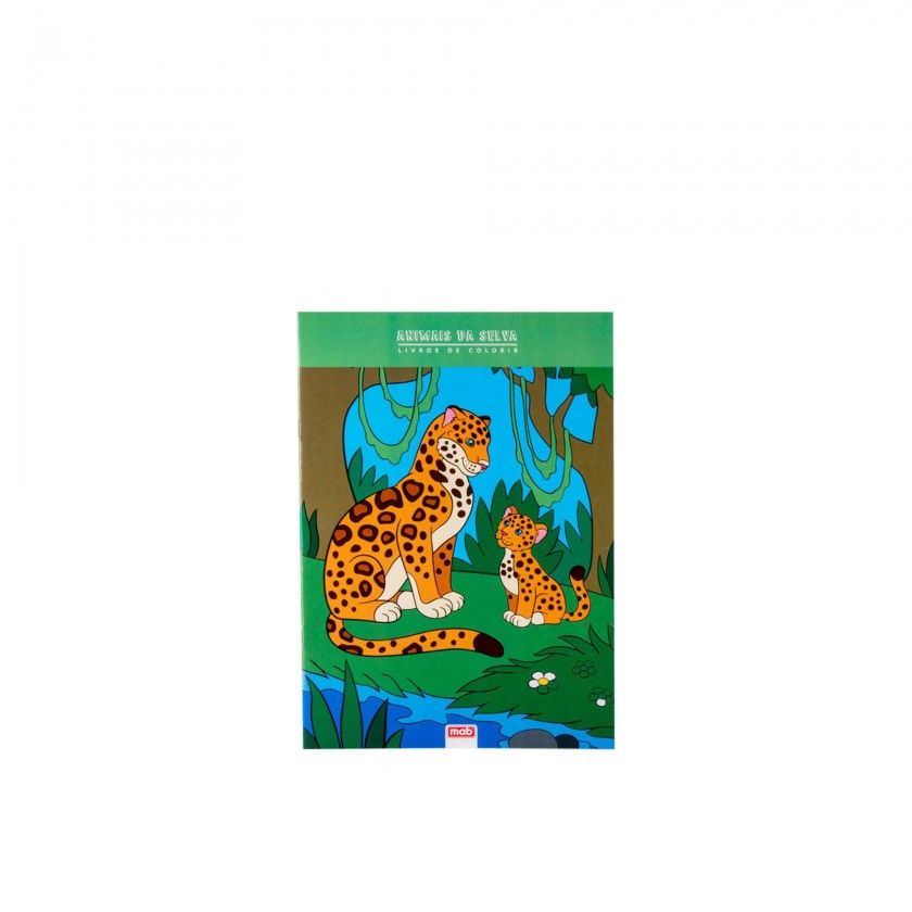 Livro Colorir Animais da Selva Livro Colorir Animais da Selva