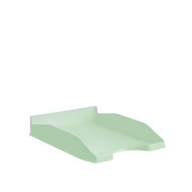 Tabuleiro Pl�stico A4 Pastel Verde