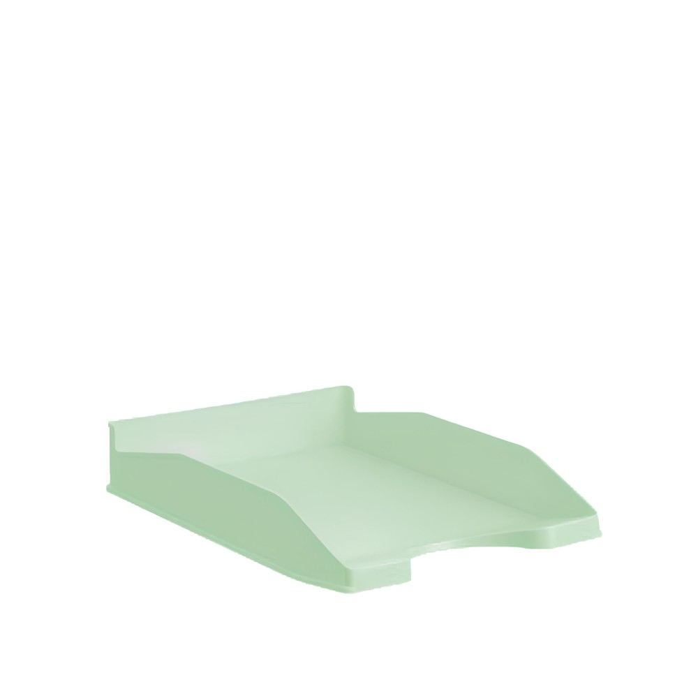Tabuleiro Pl�stico A4 Pastel Verde