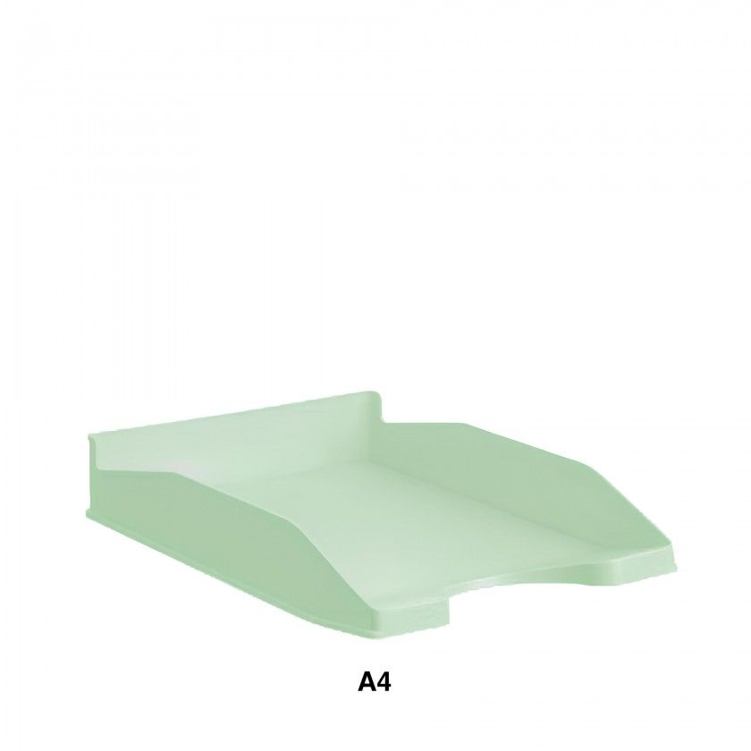 Tabuleiro Plástico A4 Pastel Verde Tabuleiro Plástico A4 Pastel Verde
